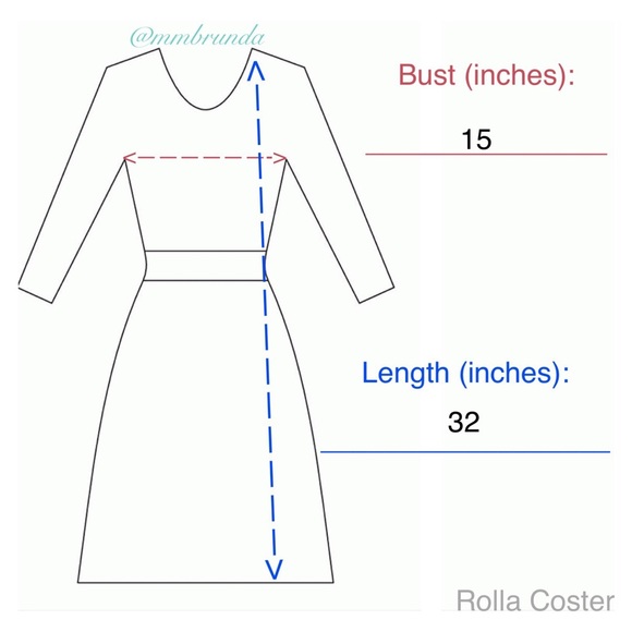 Rolla Coster Burgundy Waffle Knit Wrap Dress - Picture 6 of 6